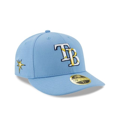 Tampa Bay Rays Gorra | New Era MLB 2021 Spring Training Low Profile 59fifty Fitted Cap Mexico - Azules